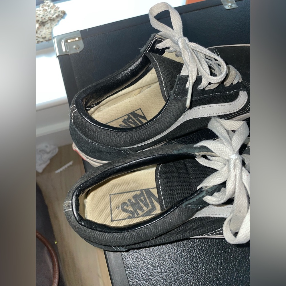 Black, original vans.